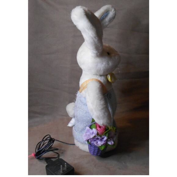 2004 Skippie Fiber Optic Bunny Welcome Spring Avon Easter Rabbit - Picture 4 of 11
